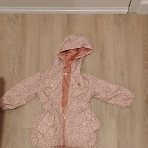 T Tahari Floral Jacket in Peach and White